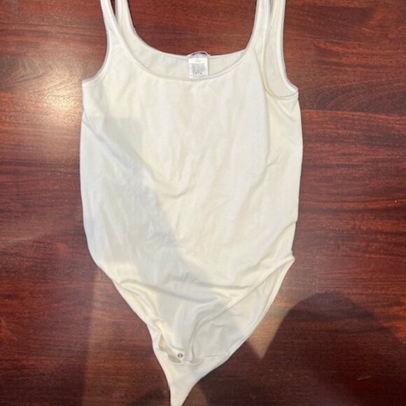 WOLFORD Cotton Blend Bodysuit in Ivory / White - Picture 5 of 7